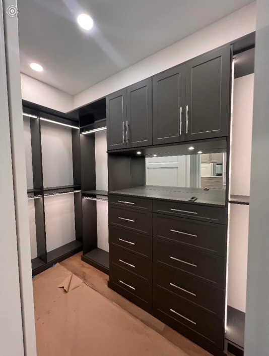 Black Slab Closet