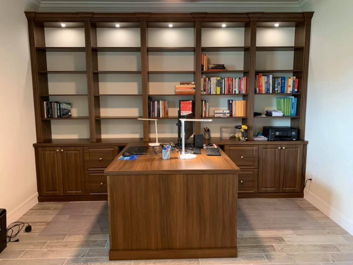 Double Sided Peninsula Desk
