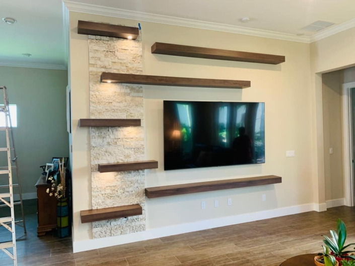 floating shelves
